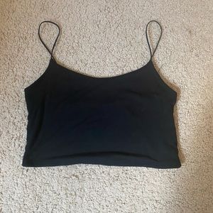 PS Basics by Pacsun Black Easy Cropped Cami Top